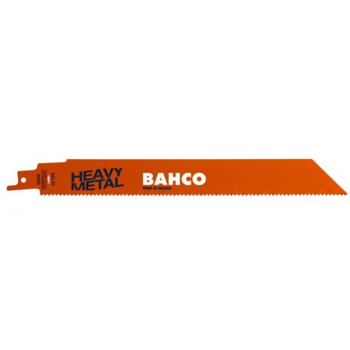 BAHCO 3940-300-10-HST-2P  tiesinio pjūklo geležtės Sandflex Bi-Metal 300mm*1,07mm HST 10TPI, sunkiajam metalui 2vnt