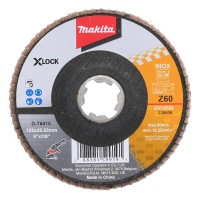 MAKITA D-76015 lapeliniai diskai X-Lock, 125 mm, Z60