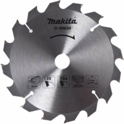 Makita D-09628 Pjovimo diskas medienai 165x20x2,0mm 16T 20° 5603R 5604R