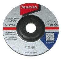 Makita A-80933 šlifavimo diskas 125х6х22.23mm 741472-7