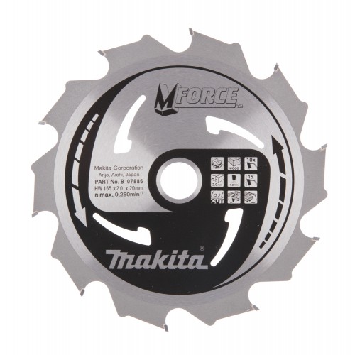 Makita B-07886 Pjovimo diskas 165*20x2,0 T10 15°