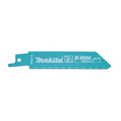 Makita B-20395 Tiesinio pjūklo pjūkleliai 100x0,9mm 5tkBiM metall 0,7-3mm (24tpi) (S522AF)