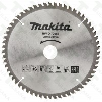 Makita D-72986 210X2.4X30mm 5° T60 Aliuminio pjovimo diskas T.C.T.