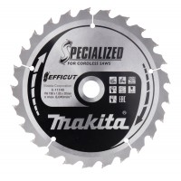Makita E-11140 T.C.T. pjovimo diskas medienai 190X20X1,85mm 10° T25 EFFICUT