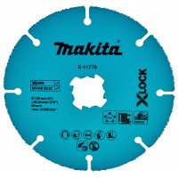 Makita E-11776 X-Lock Pjovimo diskas su kietmetalio grūdeliais