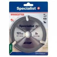 Specialist 57-001 diskas medienai 125x22mm WoodCutter