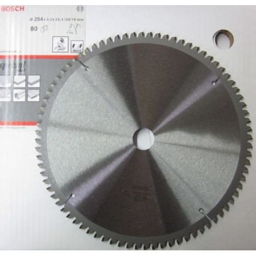 Bosch pjūklo diskas HM 254 x3,2 x 30,0 mm 80 dantų Medžiui / aliuminiui