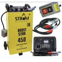 STROM ST450 Akumuliatoriaus įkroviklis su paleidimo funkcija 12/24V iki 500Ah