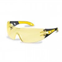Uvex UV9192385RT Apsauginiai akiniai  Pheos geltona linze, supravision excellence padengimas, juodos/geltonos kojelės.